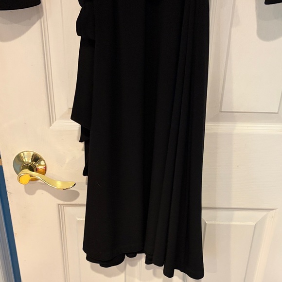 Ralph Lauren Black Long Sleeve Wrap Dress - Picture 10 of 10